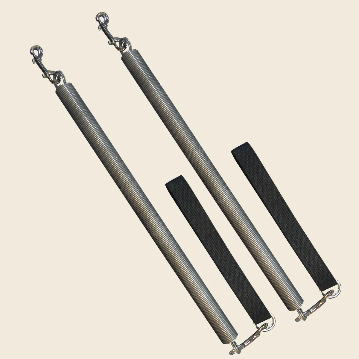 Leg Springs With 9" Loops & Double Hooks Assembly