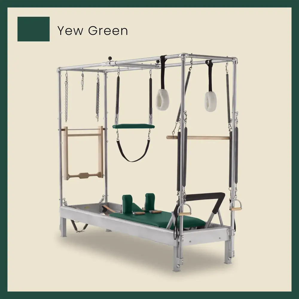 Pilates Reformer Cadillac Combo - Aluminum Full Cadillac Conversion, Raised Bed - Image 74