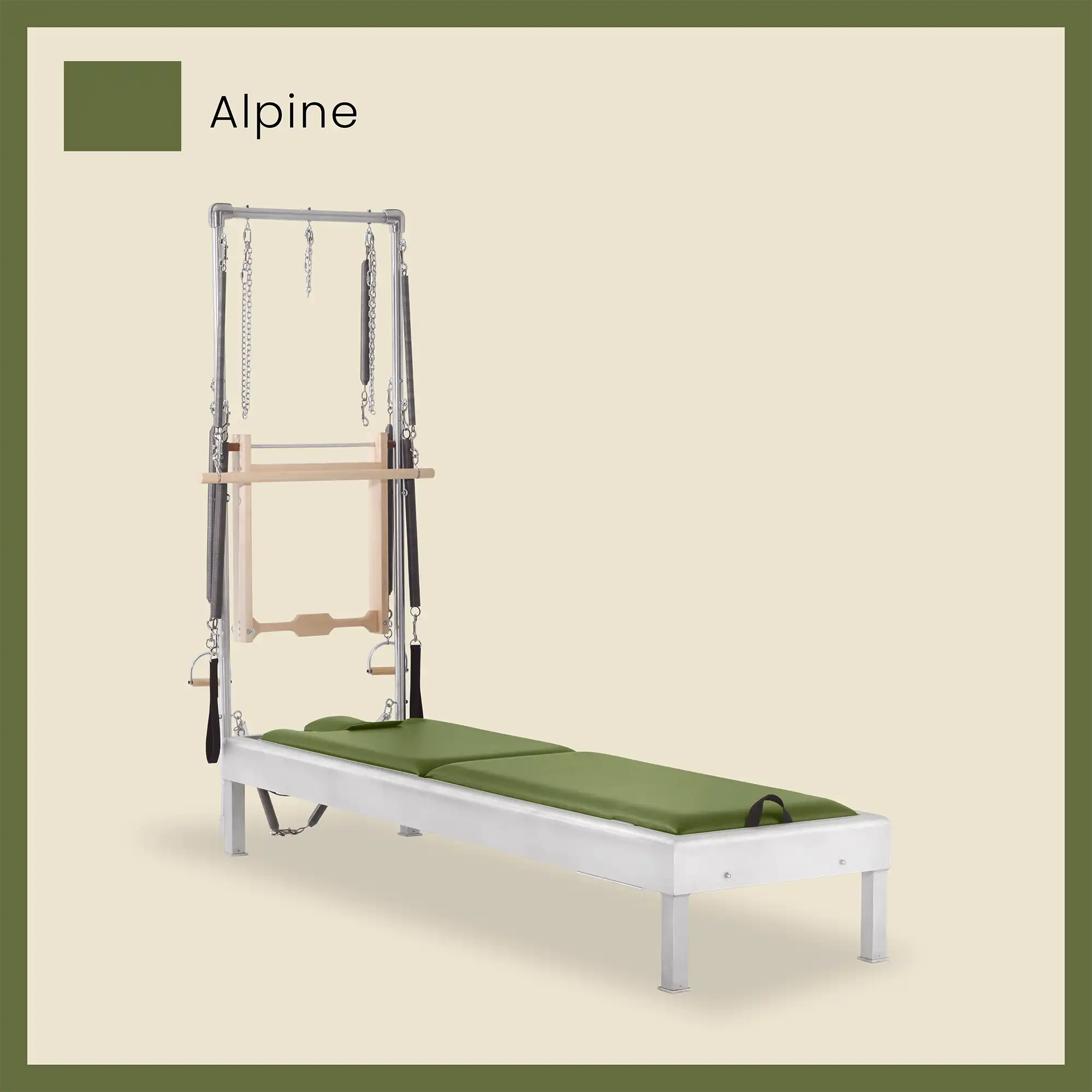 Pilates Reformer Cadillac Combo - Aluminum Half Cadillac Conversion, Insert Bed - Image 10