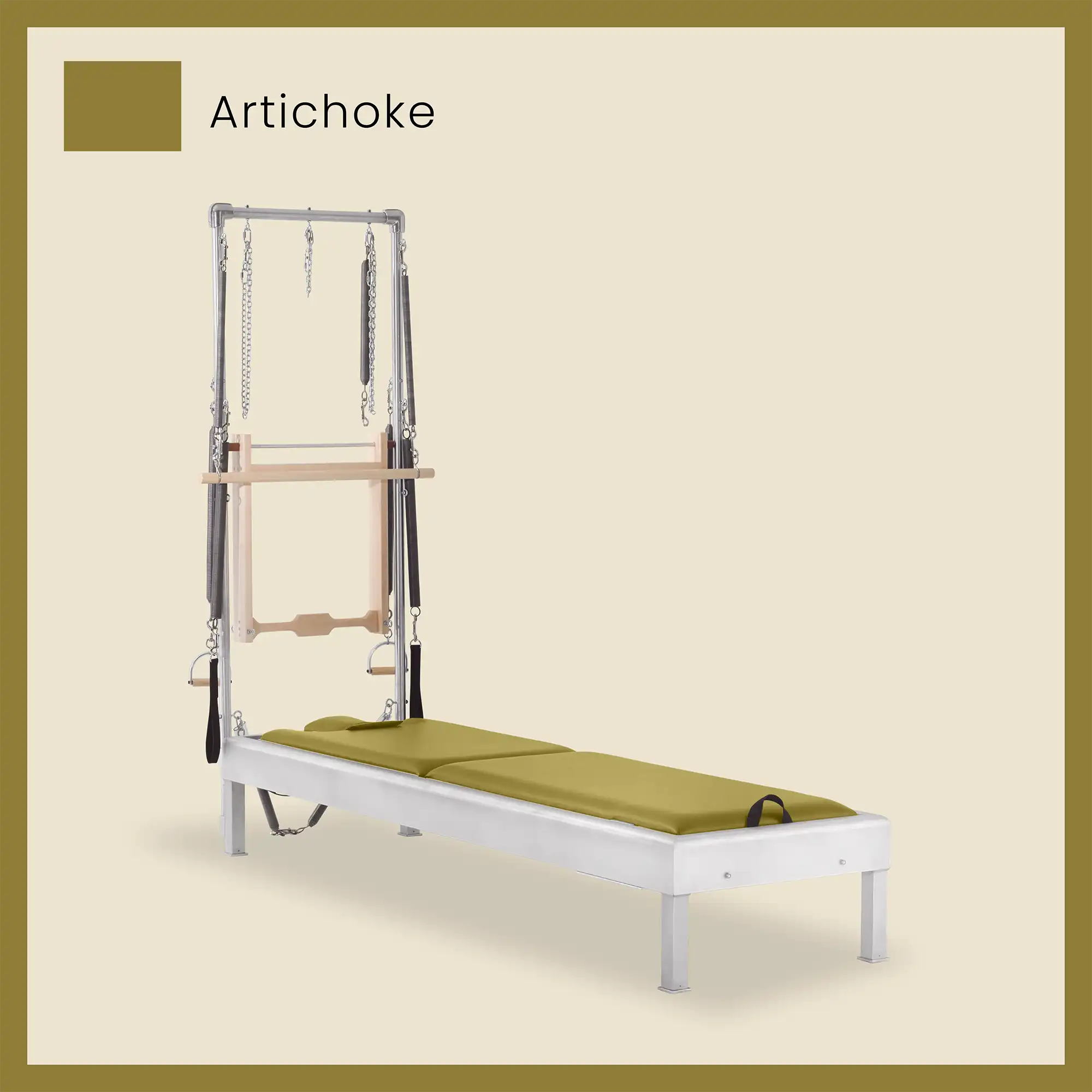 Pilates Reformer Cadillac Combo - Aluminum Half Cadillac Conversion, Insert Bed - Image 12