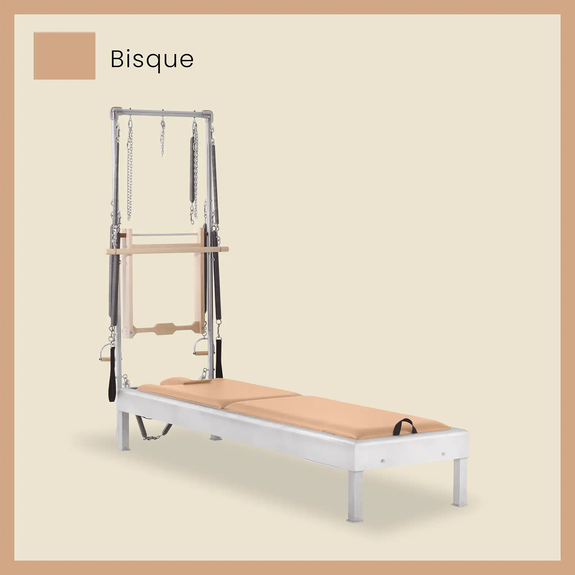 Pilates Reformer Cadillac Combo - Aluminum Half Cadillac Conversion, Insert Bed - Image 13