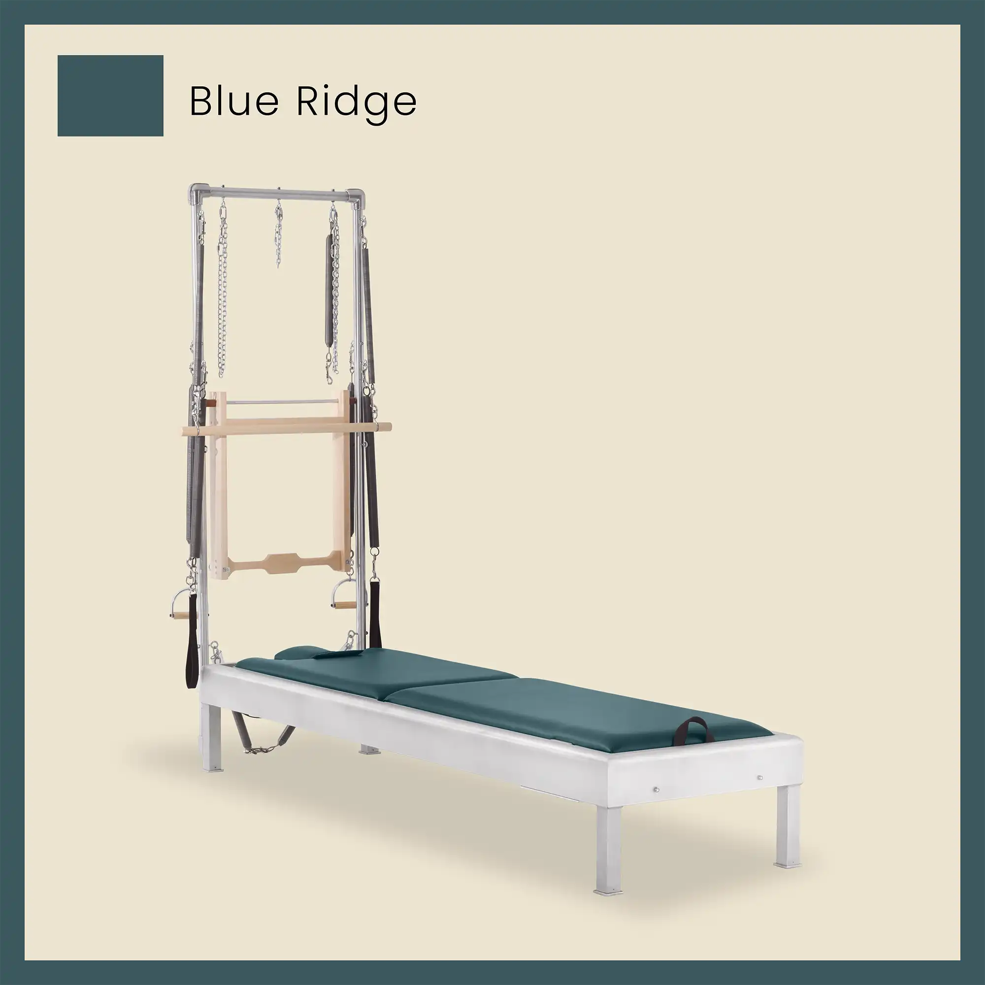 Pilates Reformer Cadillac Combo - Aluminum Half Cadillac Conversion, Insert Bed - Image 14