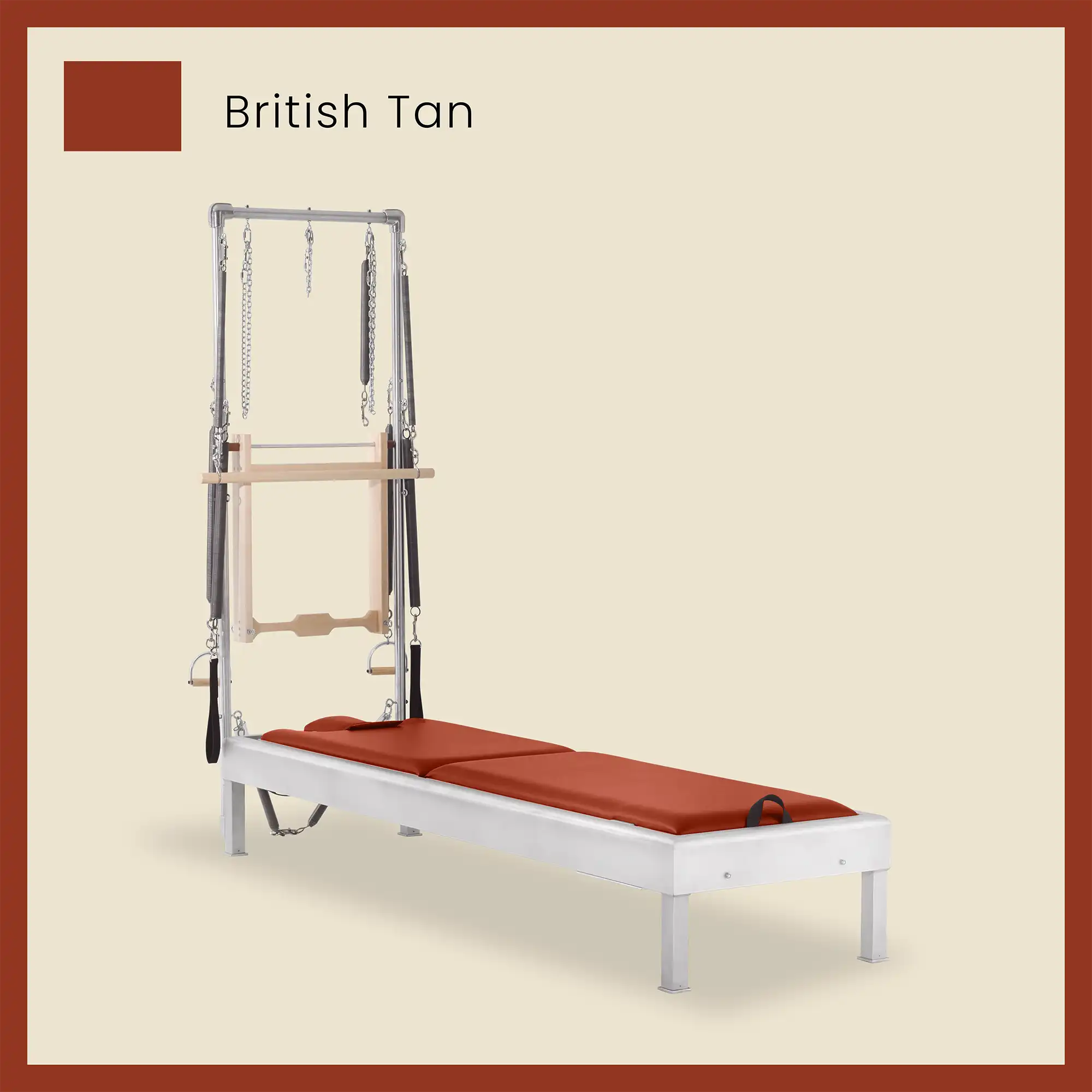 Pilates Reformer Cadillac Combo - Aluminum Half Cadillac Conversion, Insert Bed - Image 16