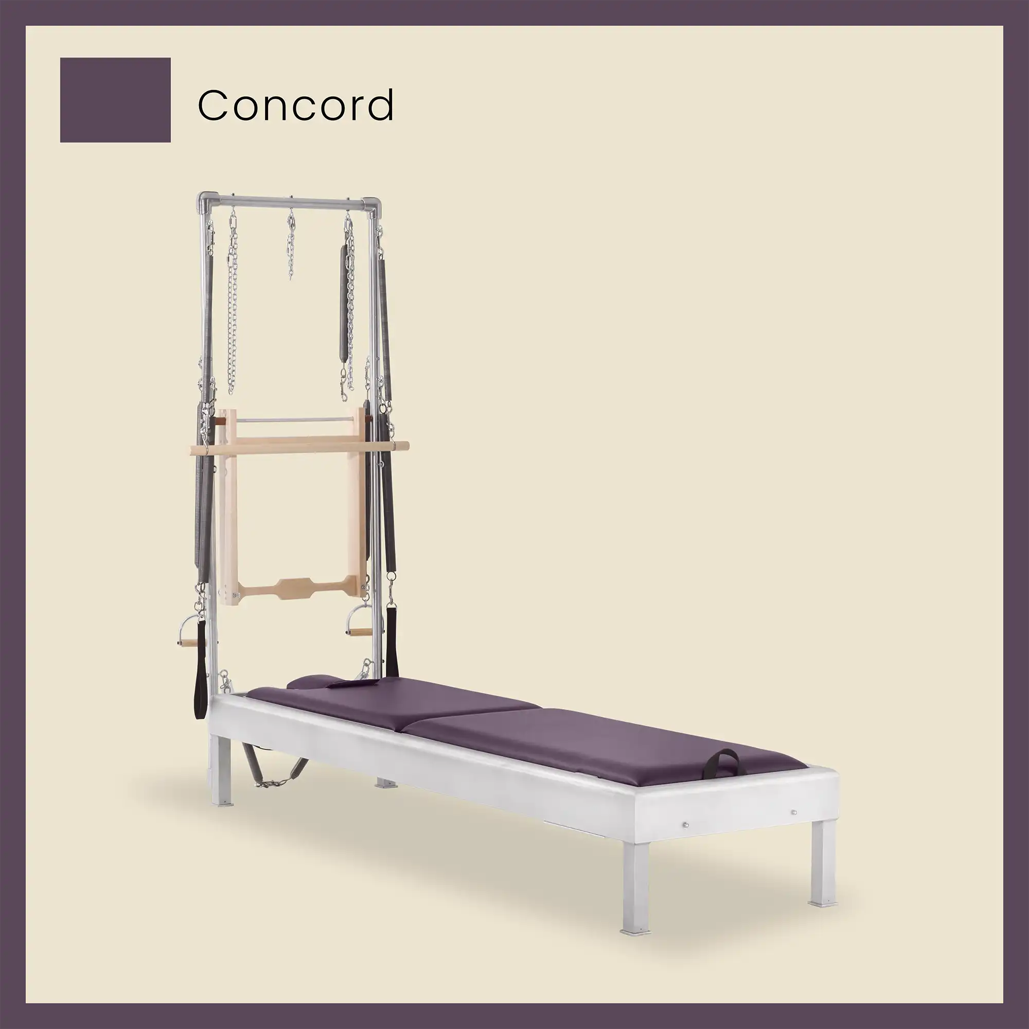 Pilates Reformer Cadillac Combo - Aluminum Half Cadillac Conversion, Insert Bed - Image 25