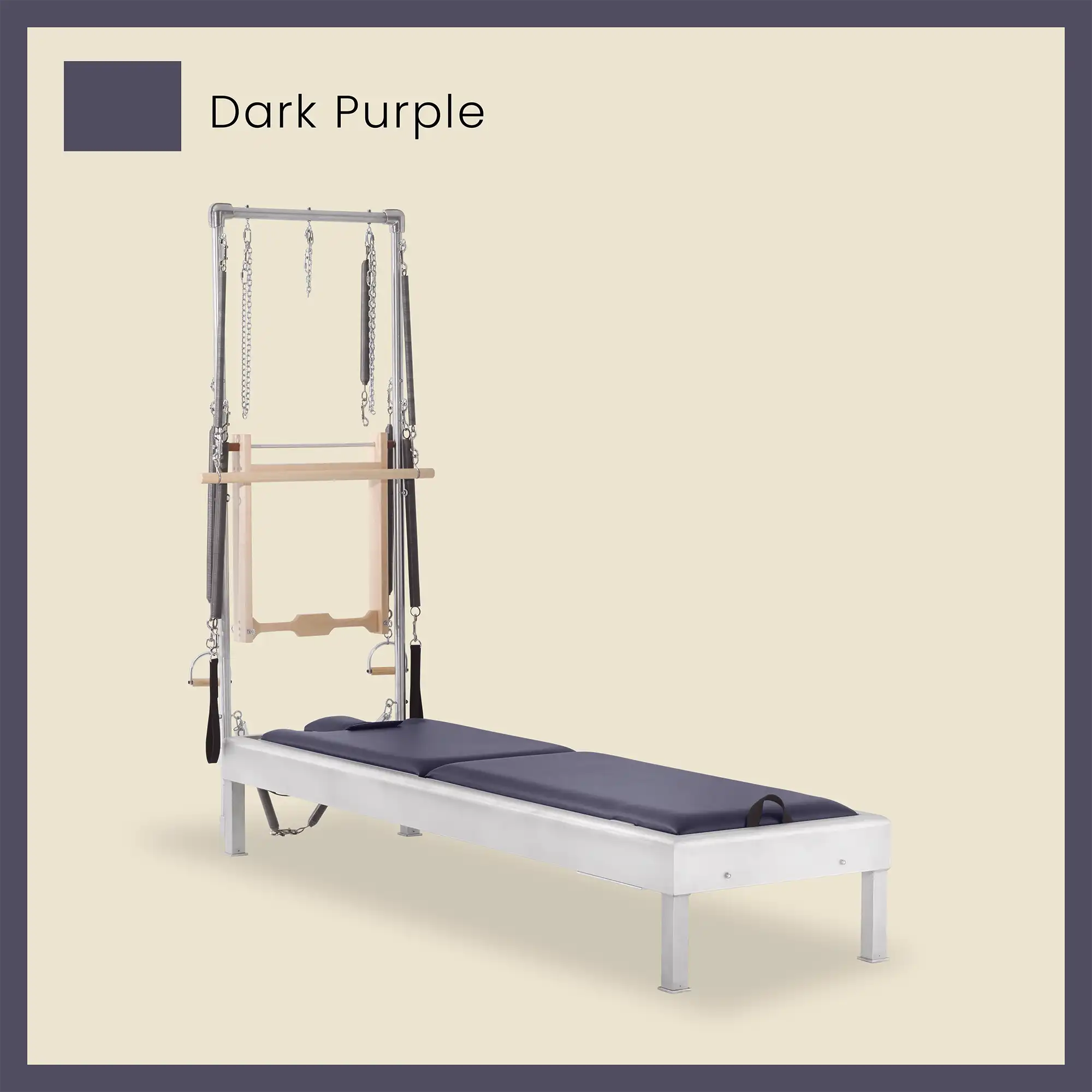 Pilates Reformer Cadillac Combo - Aluminum Half Cadillac Conversion, Insert Bed - Image 28