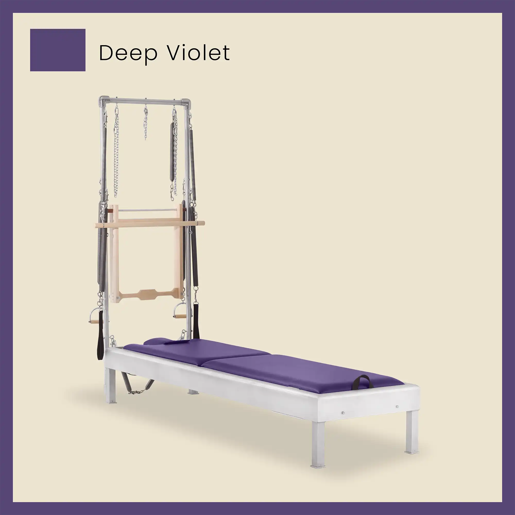 Pilates Reformer Cadillac Combo - Aluminum Half Cadillac Conversion, Insert Bed - Image 29