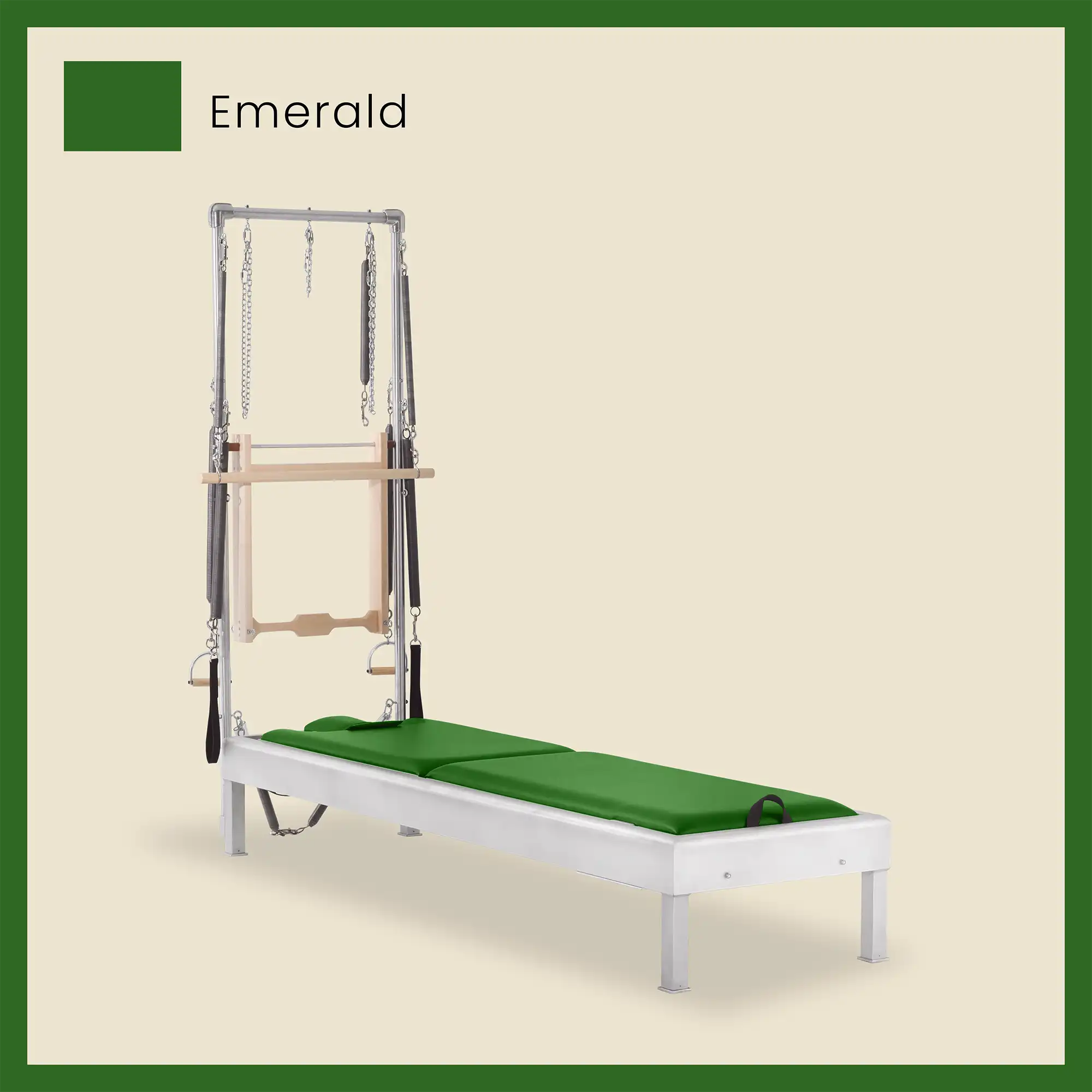 Pilates Reformer Cadillac Combo - Aluminum Half Cadillac Conversion, Insert Bed - Image 33