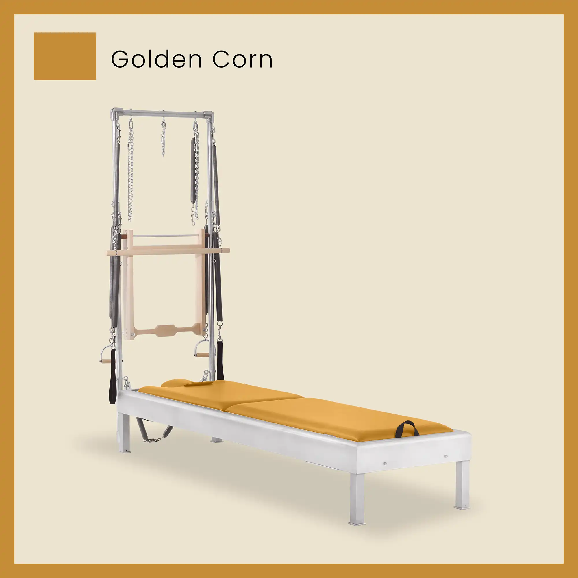 Pilates Reformer Cadillac Combo - Aluminum Half Cadillac Conversion, Insert Bed - Image 38