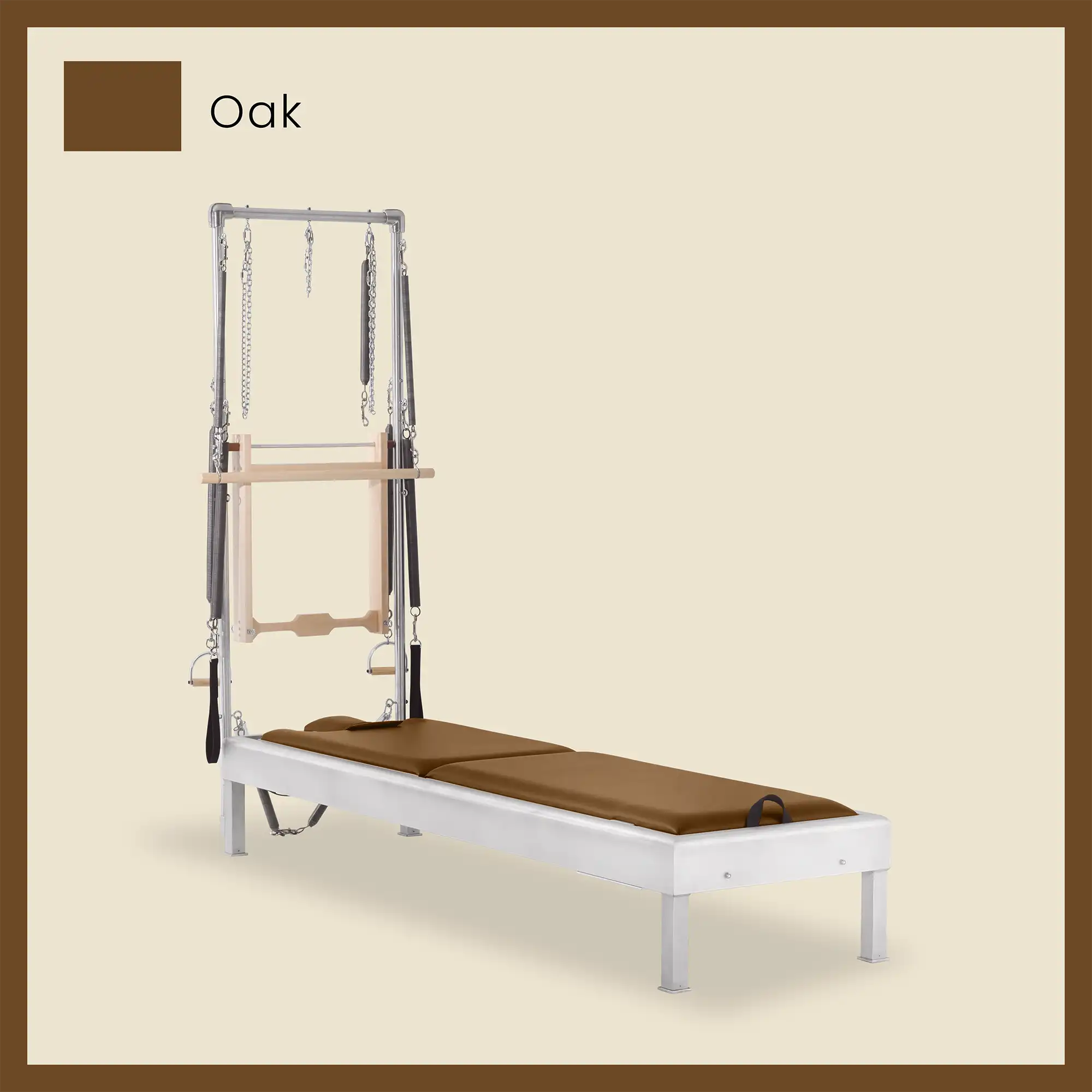 Pilates Reformer Cadillac Combo - Aluminum Half Cadillac Conversion, Insert Bed - Image 50