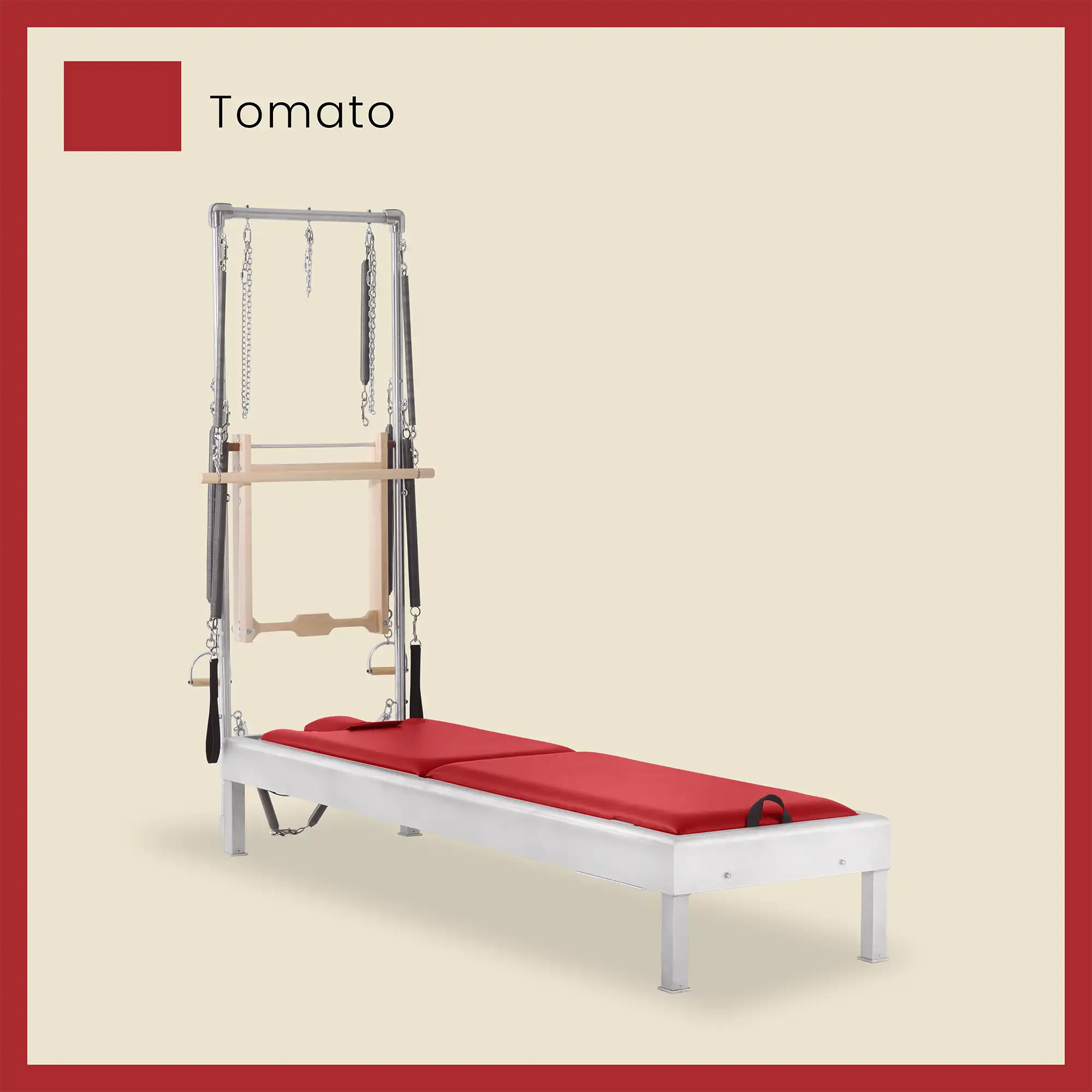 Pilates Reformer Cadillac Combo - Aluminum Half Cadillac Conversion, Insert Bed - Image 71