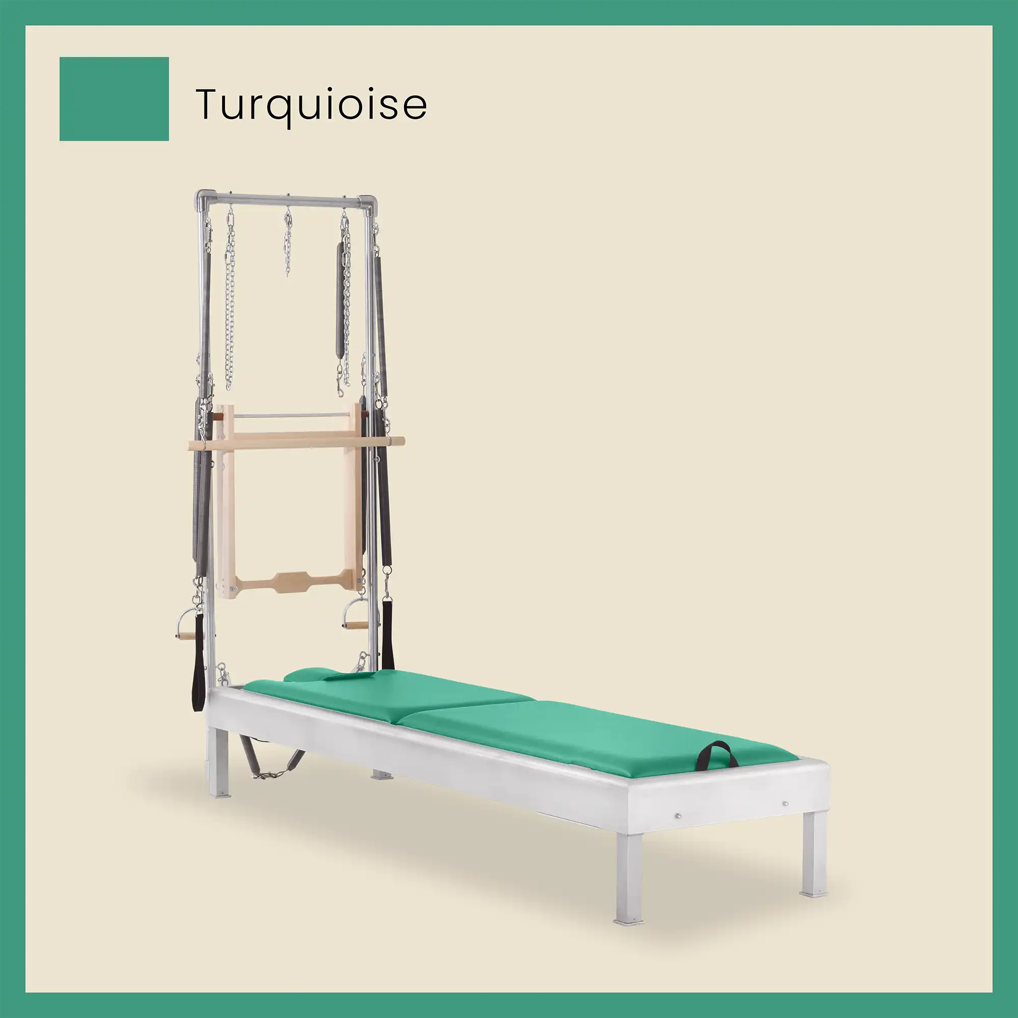 Pilates Reformer Cadillac Combo - Aluminum Half Cadillac Conversion, Insert Bed - Image 72