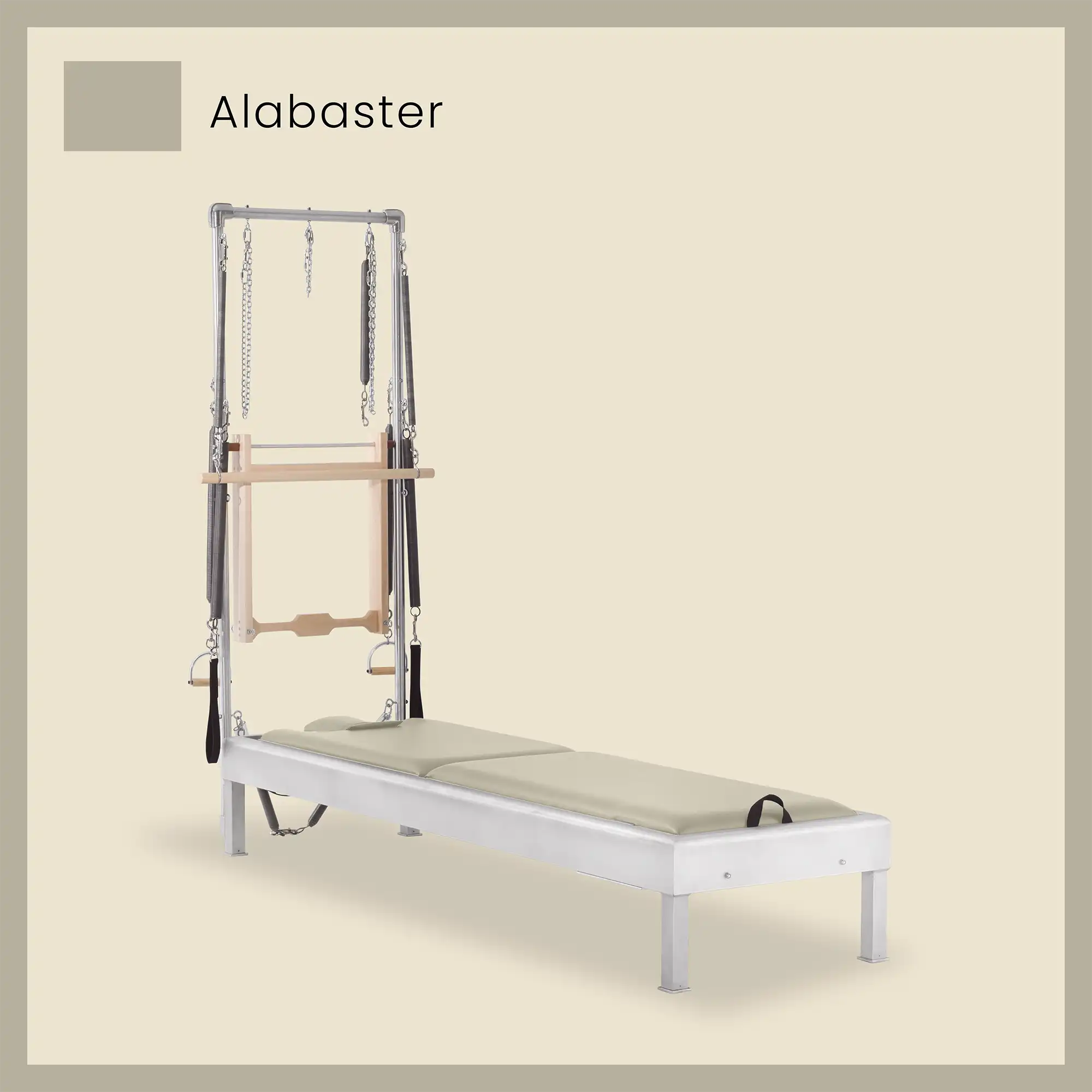 Pilates Reformer Cadillac Combo - Aluminum Half Cadillac Conversion, Insert Bed - Image 75